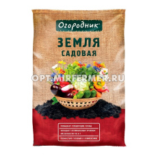 Грунт Садовая земля 60л Огородник 3/36 Фаско
