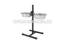 Кормушка металл 2*2л регул. Эко h50см 1/1
