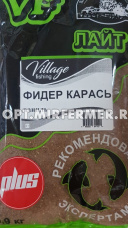 Прикормка д/рыб ЛАЙТ PLUS Фидер Карась (ваниль) 900г