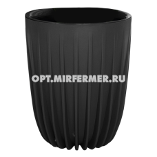 Сигма кашпо со вставкой 10,2л d25 h30см черный