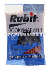 Зерно 100г Зоокумарин+ Рубит 10/50 Рости