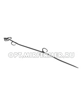 Держатель д/орхидей h60см чёрный стиль непрозразный/90