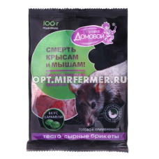 Тесто брикет 100г Домовой Прошка вкус карамели с мумифиц. эффектом 10/40 ДК