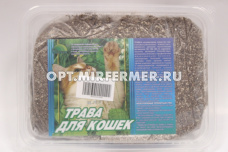 Трава д/кошек в большом контейнере 100г Вестерн 5/50 