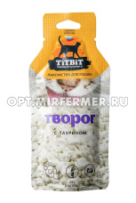 Лакомства д/кошек Творог с таурином 15г Тит Бит 1/14