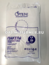 Пакет фасовочный 15*20см евроблок 1000шт/20000 ПНД OPTILAINE
