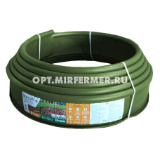 Бордюрная лента садовая, 10см*10м, КАНТА, оливковая