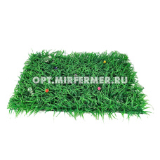 Коврик из искусств. травы (травка с цветами) 40*60см д/декора  В
