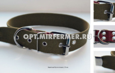 Ошейник брезентовый 25мм дл.53см, об.ш.37-47см/ОБр-25 1/1