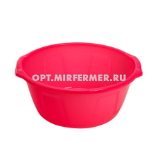 Таз 15л круглый в ассортименте/10 Радиан
