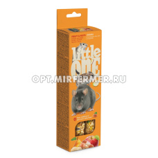 Лакомства д/хомяков,крыс,мышей и песчанок Little One Палоч. с фрук/орех  2шт